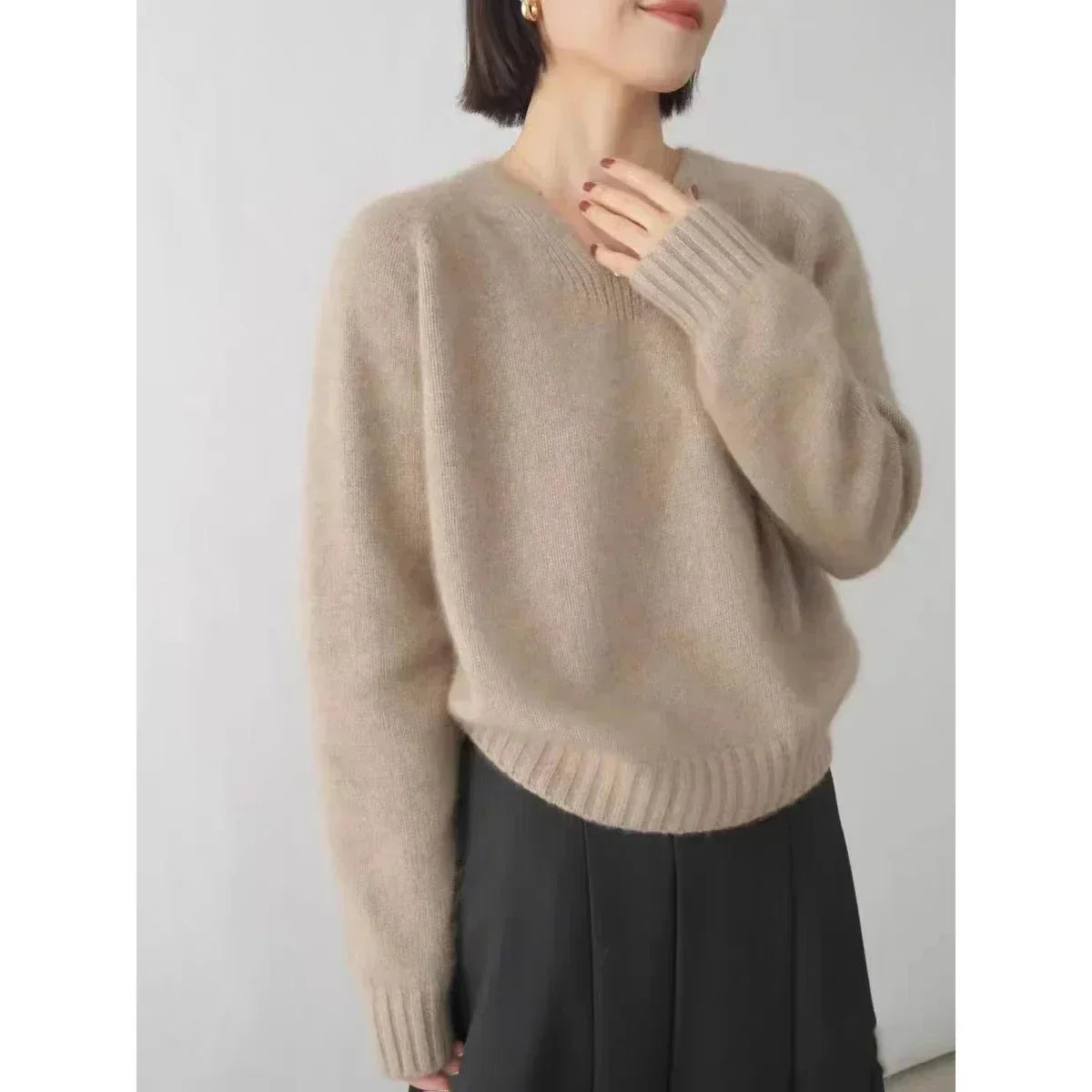 CELINE™ Tejido Elegante en V