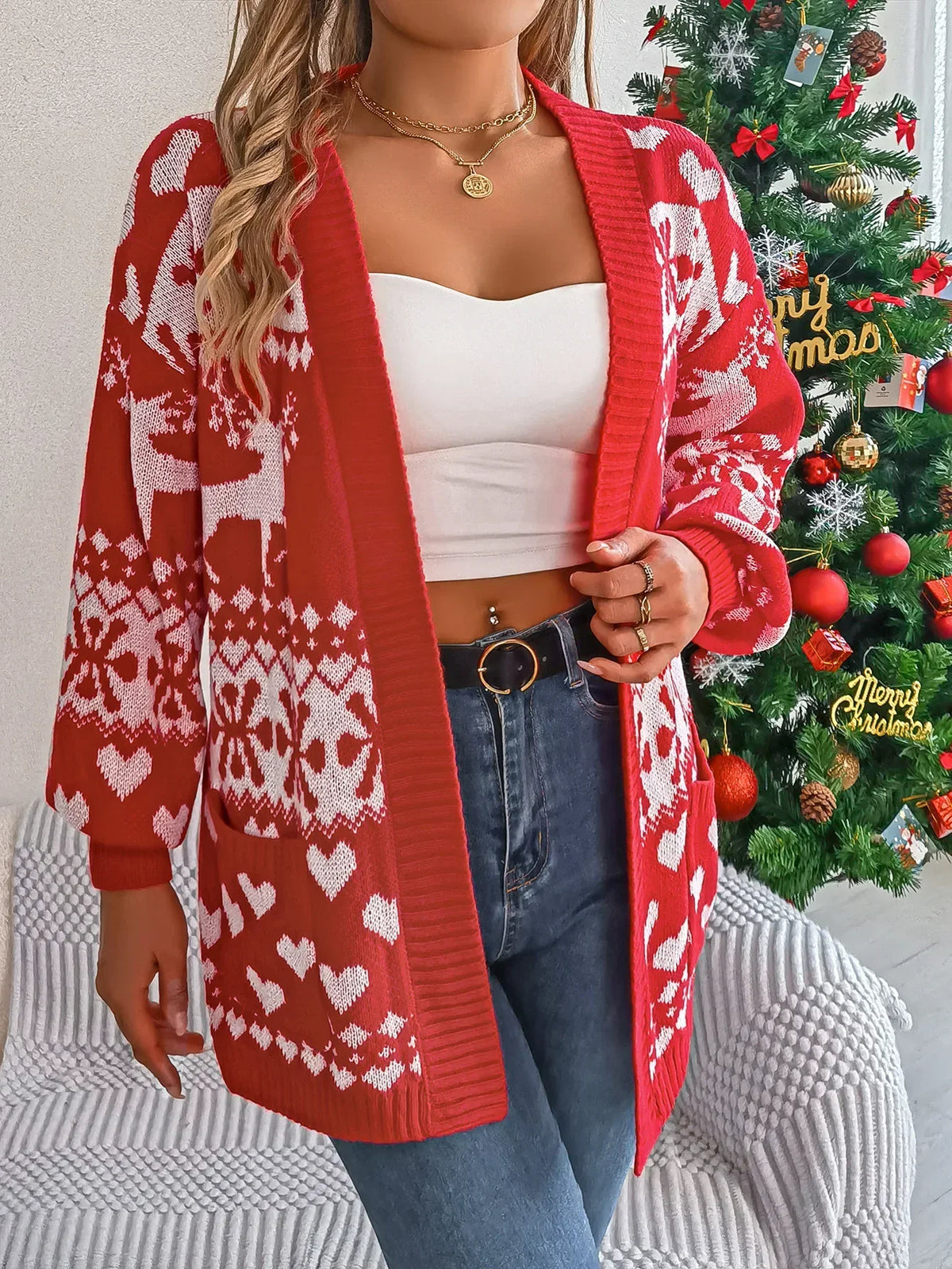 Wynter | Cárdigan Navideño Festivo