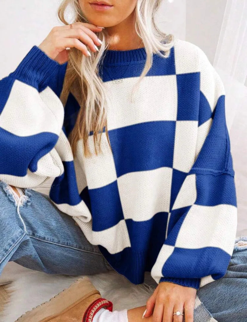 Wynne | Suéter Oversize a Cuadros
