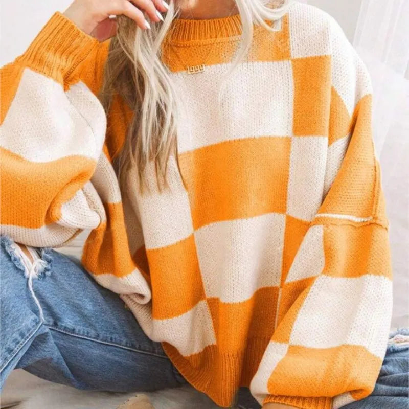 Wynne | Suéter Oversize a Cuadros