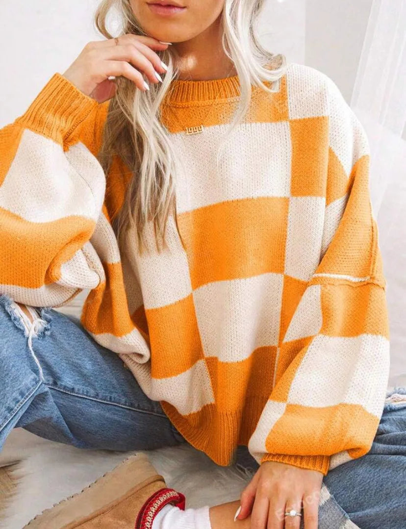 Wynne | Suéter Oversize a Cuadros