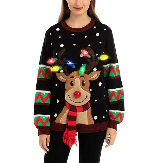 Holly | Suéter Navideño con Luces