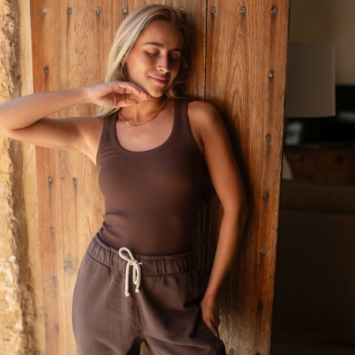 Tank top acanalado Ninna