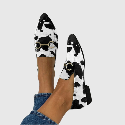 Anna | Mocasines Estampados para Mujer con Hebilla