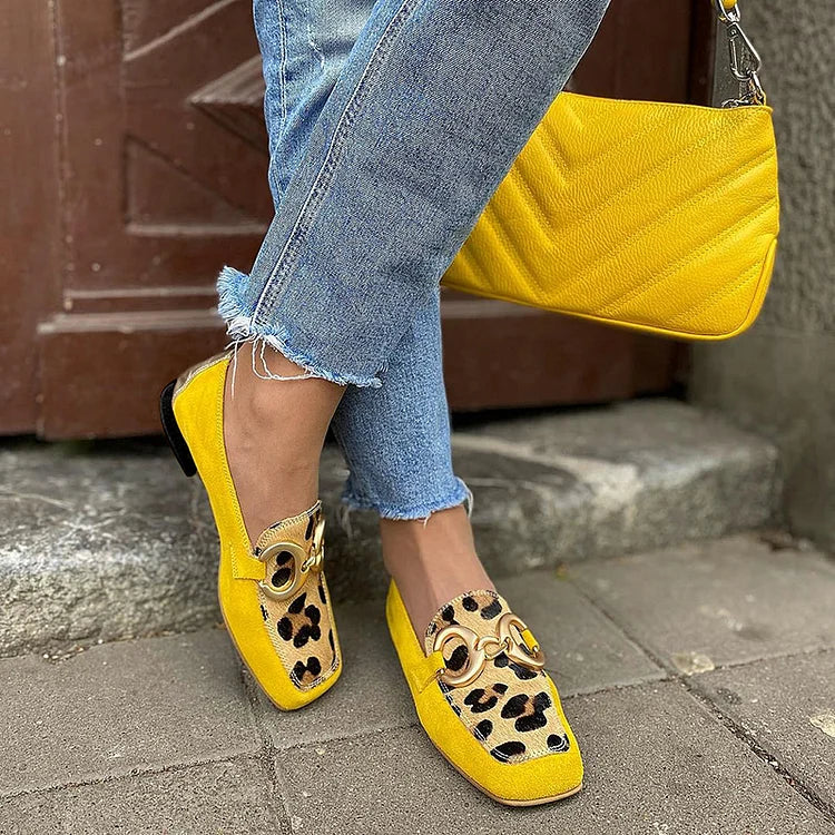 Assunta | Mocasines para Mujer con Estampado Animal Print