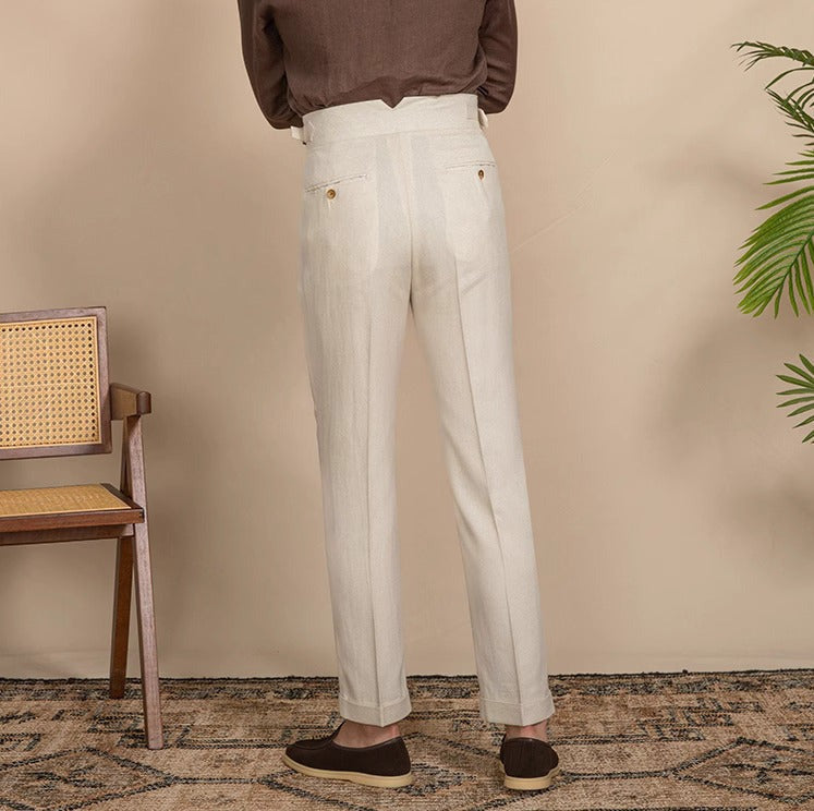 Pantalón Gurkha con Pliegue, Edición Limitada