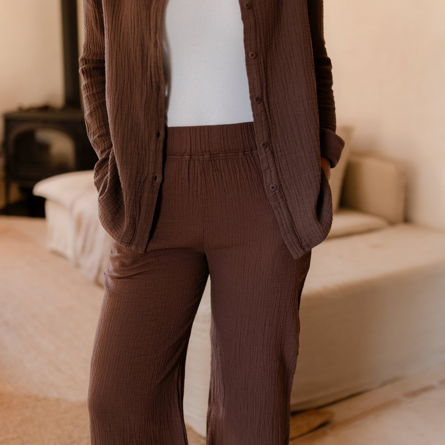 Pantalón de muselina Leja