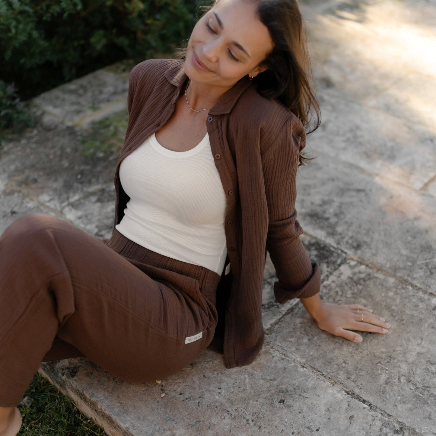 Blusa de muselina Fenja