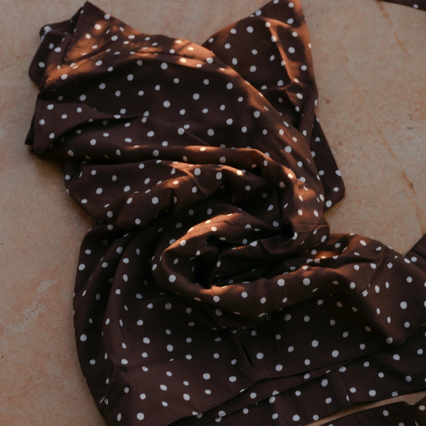 Vestido cruzado Anni de puntos