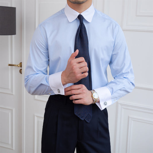 Camisa de Vestir "Wall Street" a Rayas