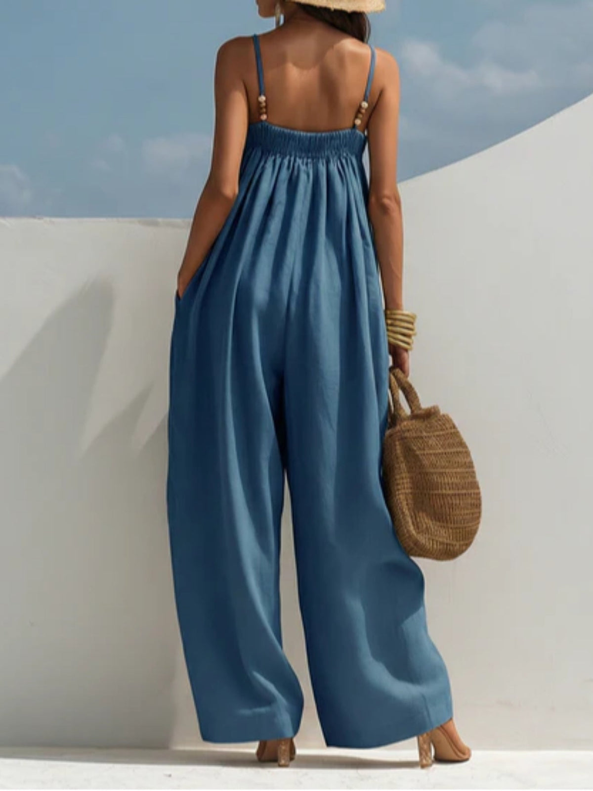 Madison | Jumpsuit de Mezclilla Pierna Ancha