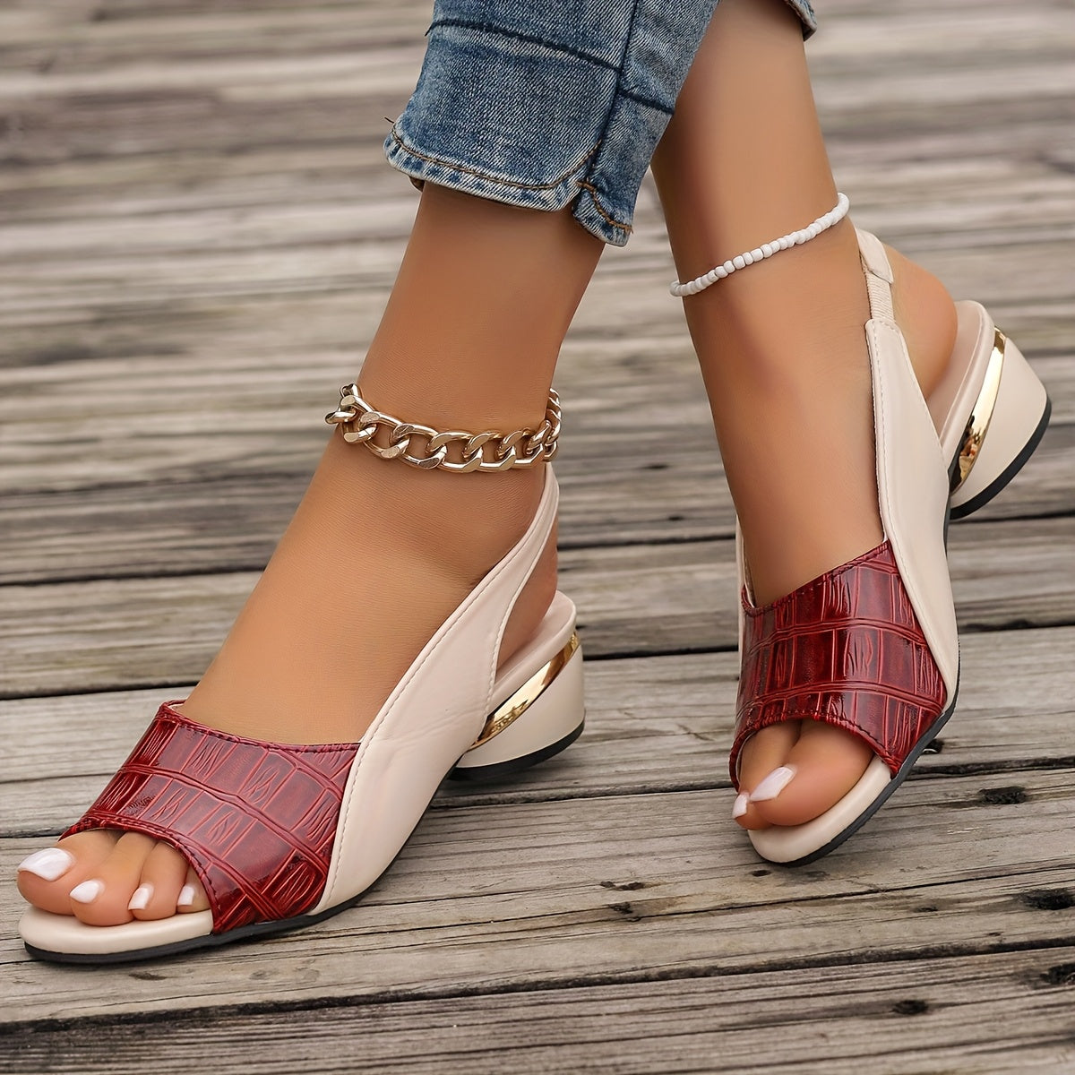 Sandalias elegantes y cómodas