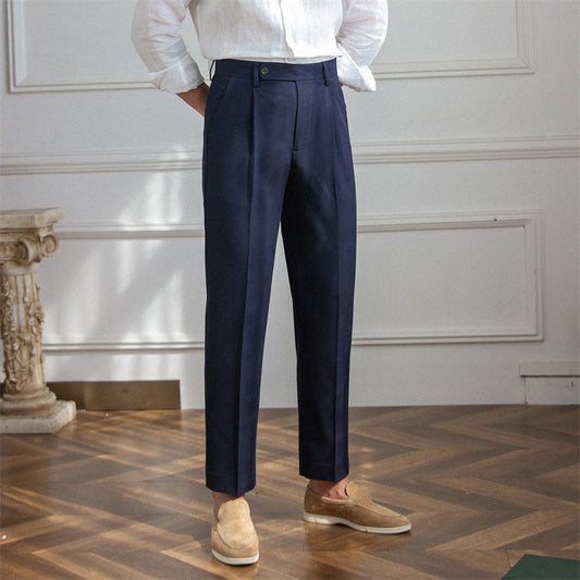 Pantalón "Senequier" con Pliegue Sencillo