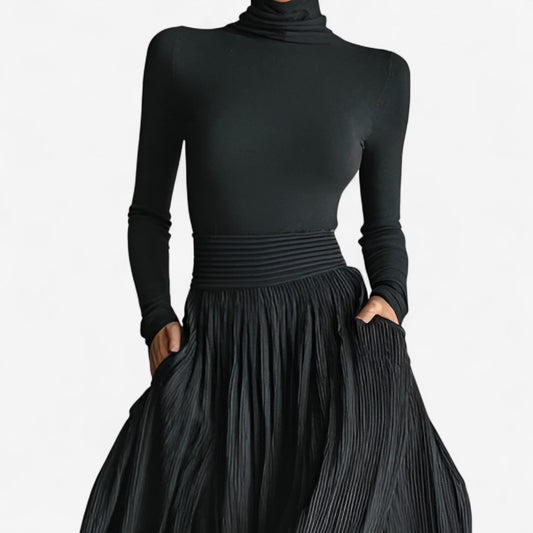 Renata | Vestido Maxi de Tiro Alto