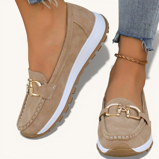 Daniela | Mocasines para Mujer con Plataforma y Hebilla