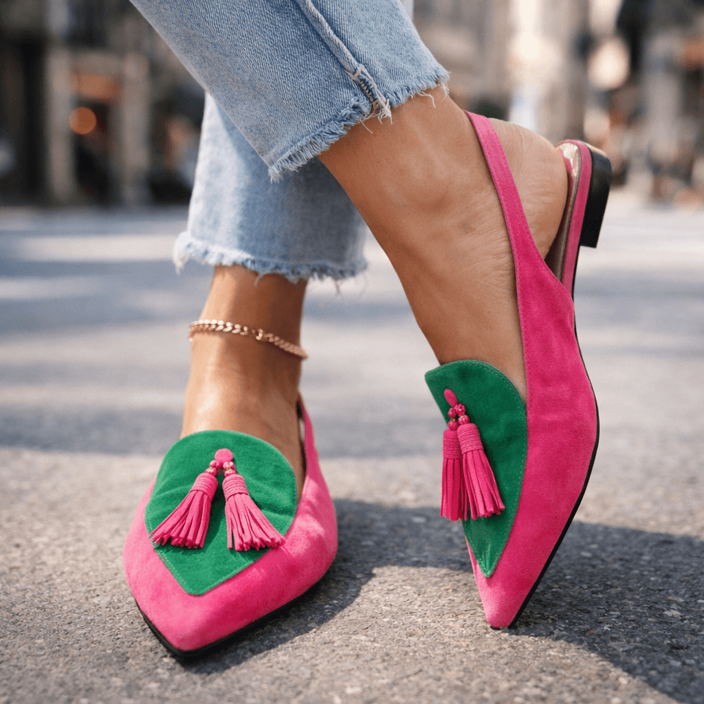 Elena | Sandalias para Mujer con Correas y Flecos
