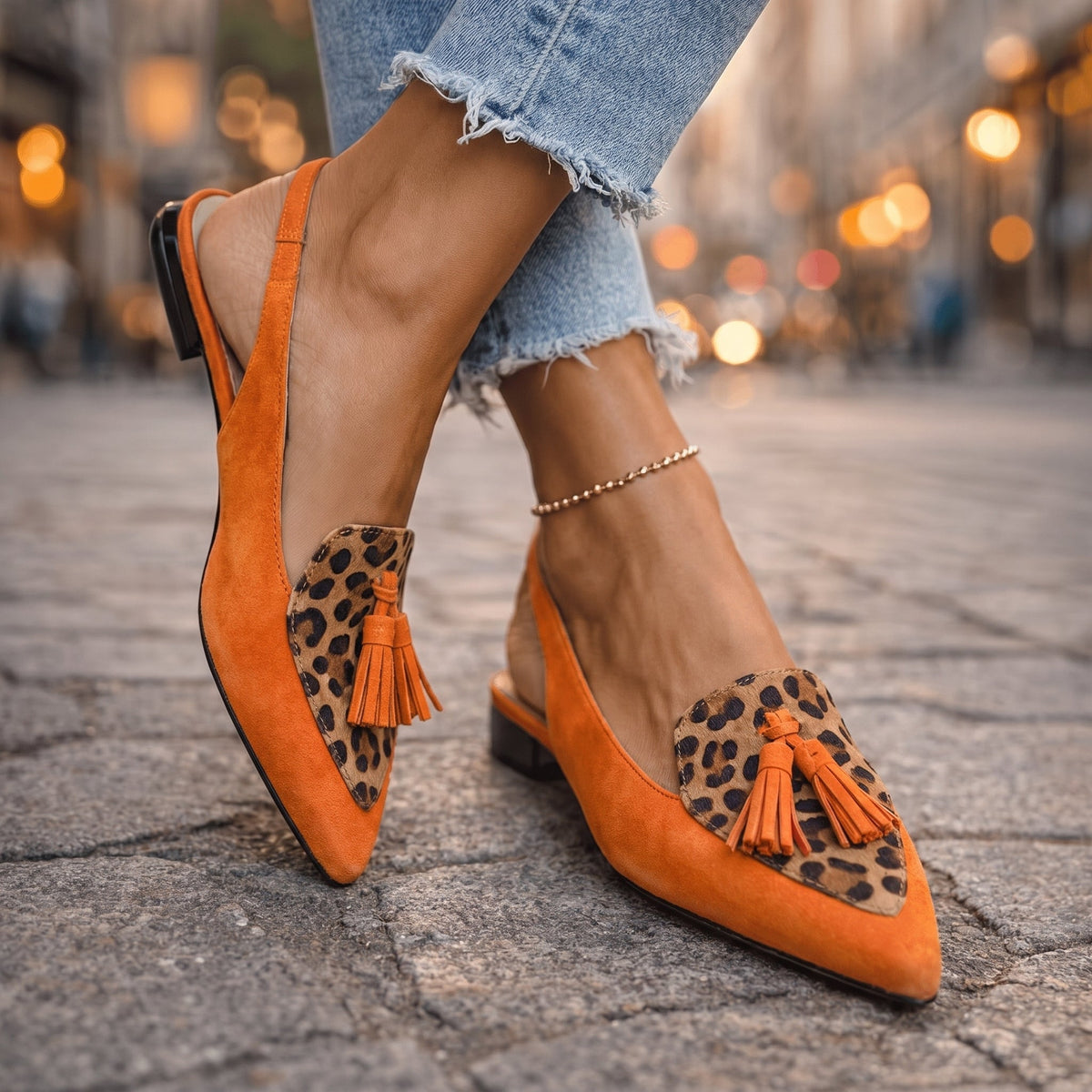 Elena | Sandalias para Mujer con Correas y Flecos
