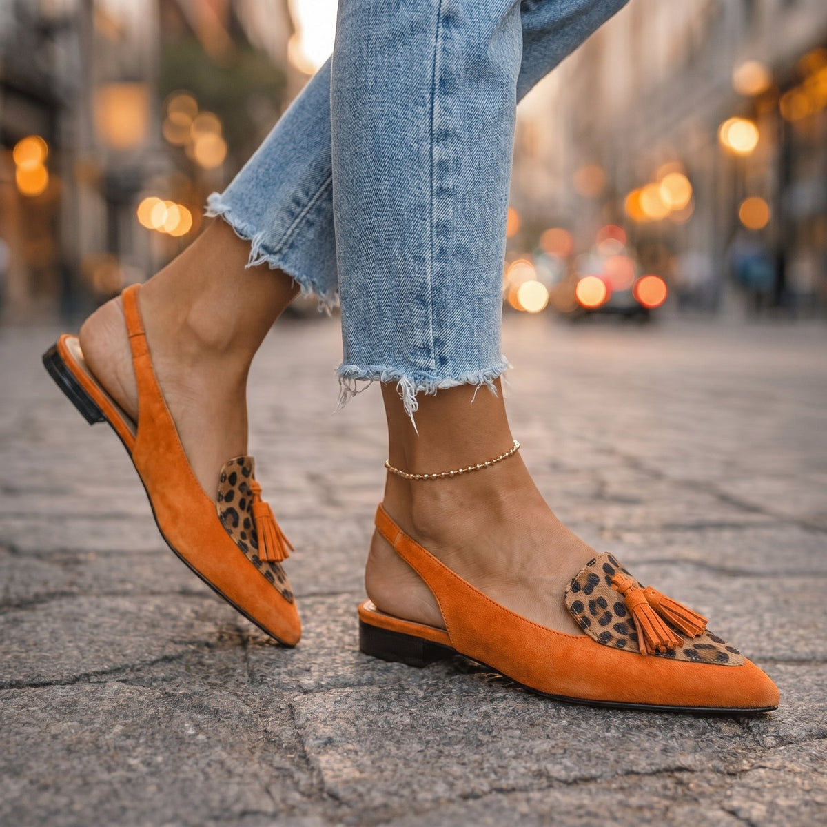 Elena | Sandalias para Mujer con Correas y Flecos