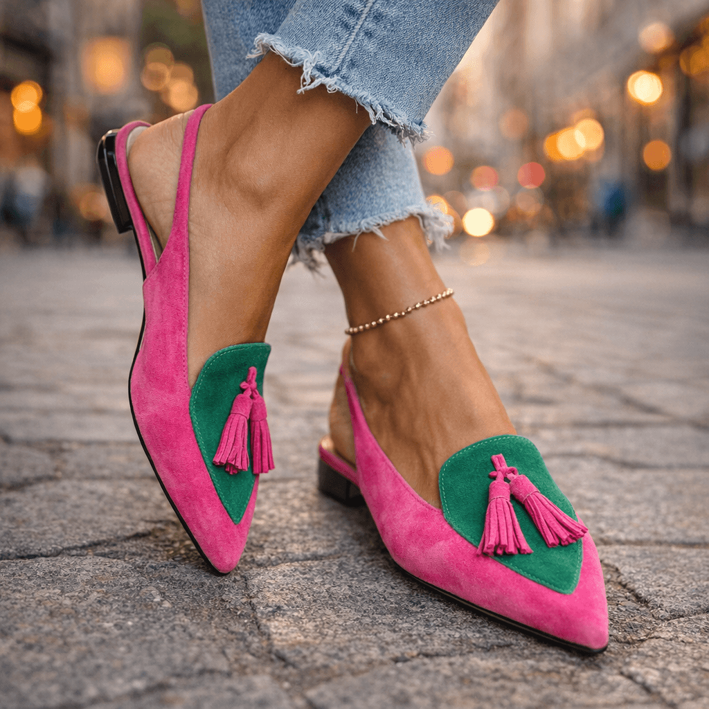 Elena | Sandalias para Mujer con Correas y Flecos