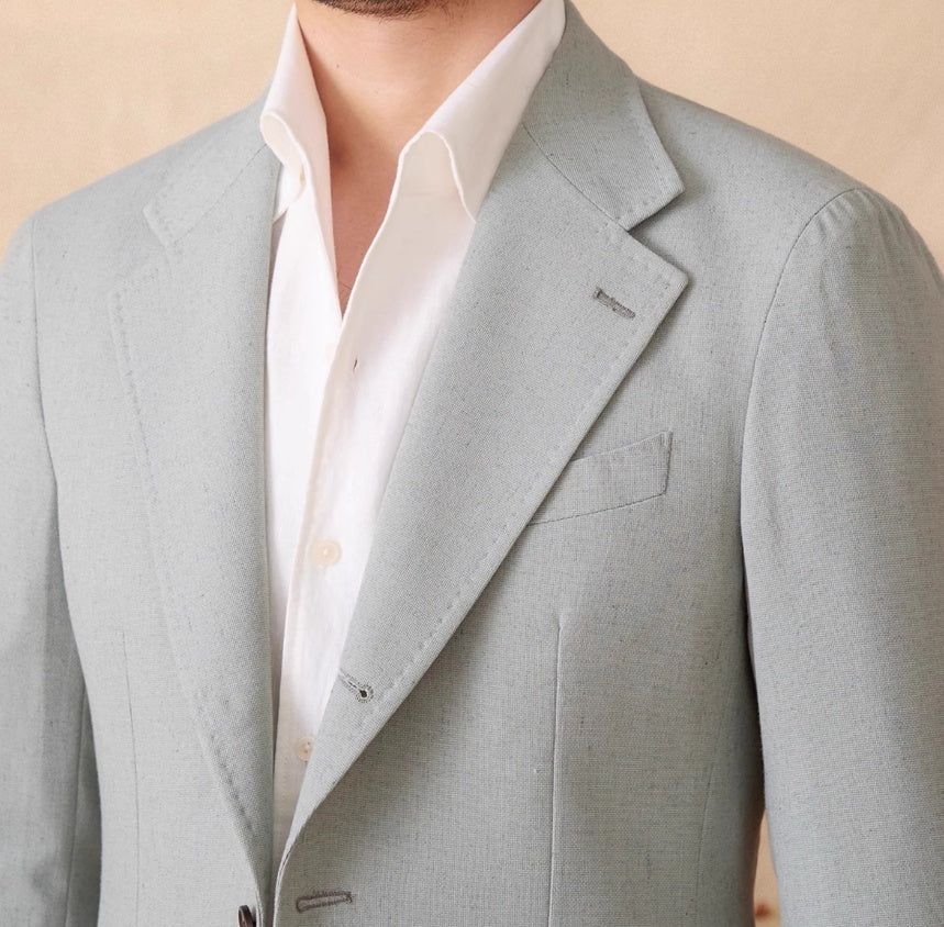 Chamarra Blazer Deportiva "Monaco" de Mezcla de Lino