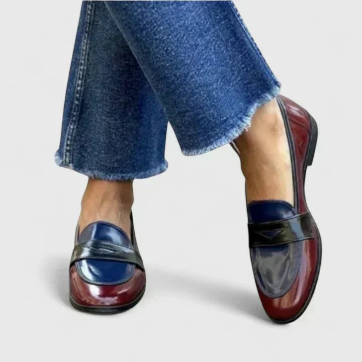Francesca | Mocasines Bicolor para Mujer