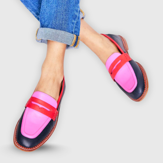 Giuliana | Mocasines Bicolor para Mujer