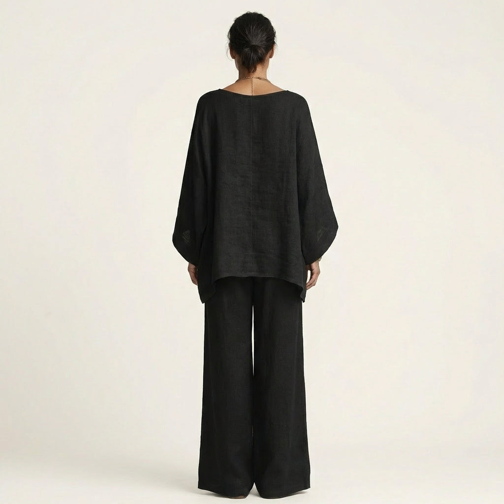 Majolie | Conjunto de Mujer Boho de Lino