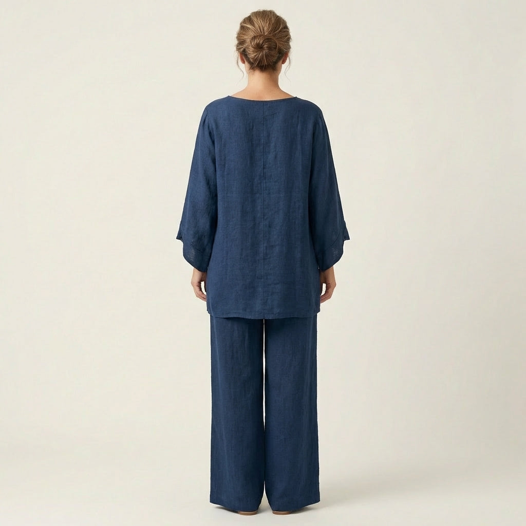 Majolie | Conjunto de Mujer Boho de Lino
