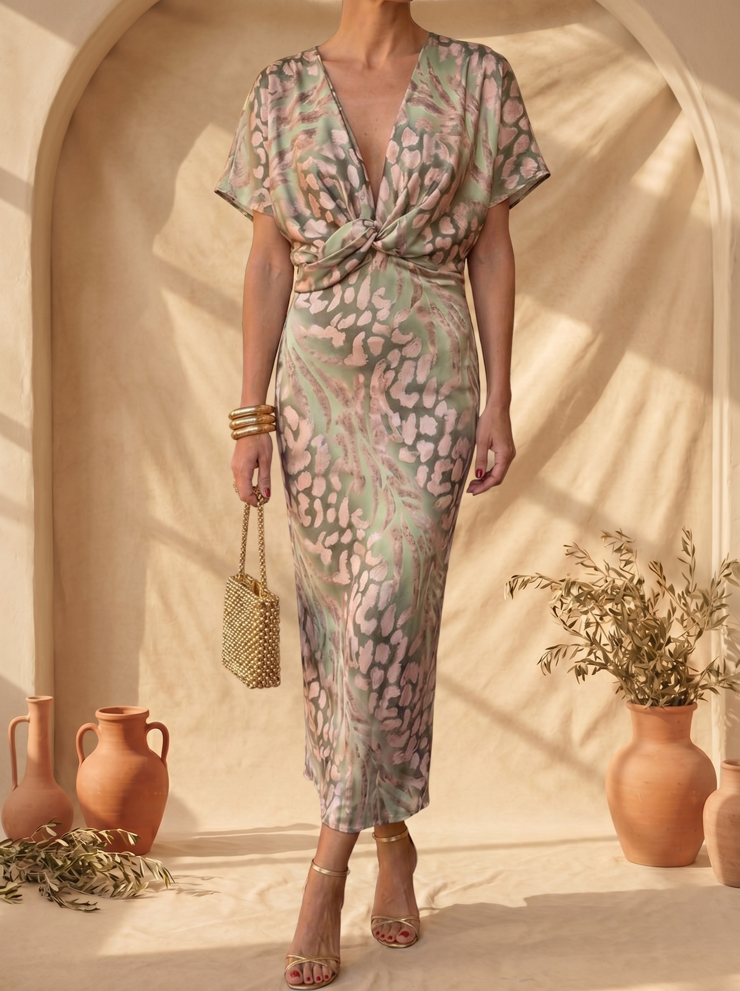 Adele | Elegant Dress in Light, Flowing Fabric