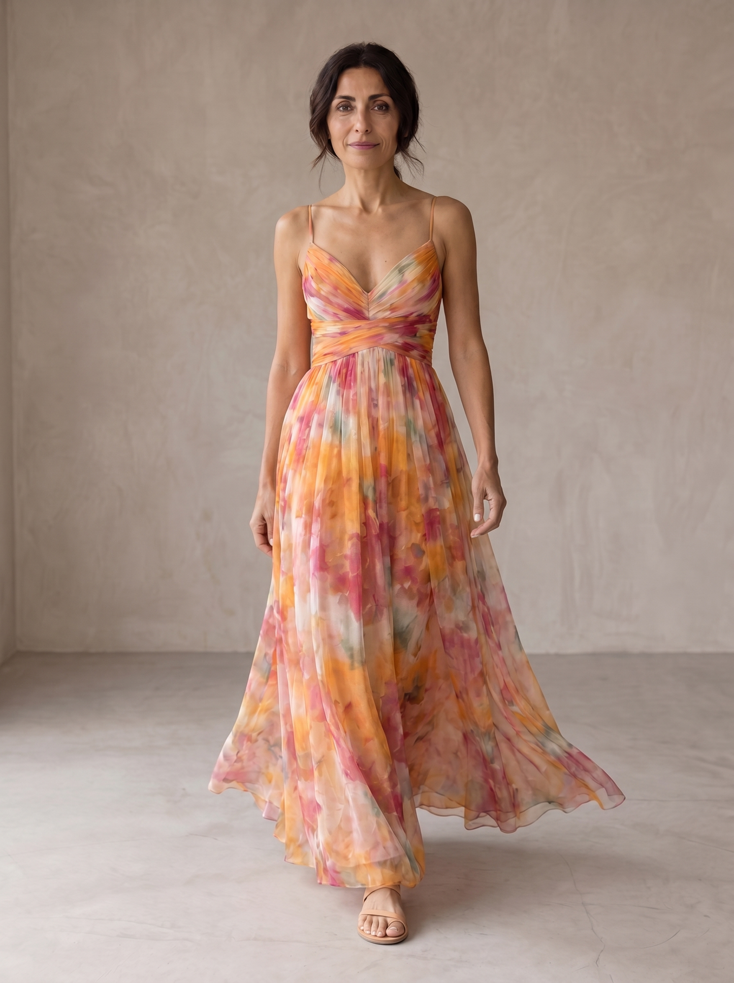 Giselle | Enchanting Floral Print Maxi Dress