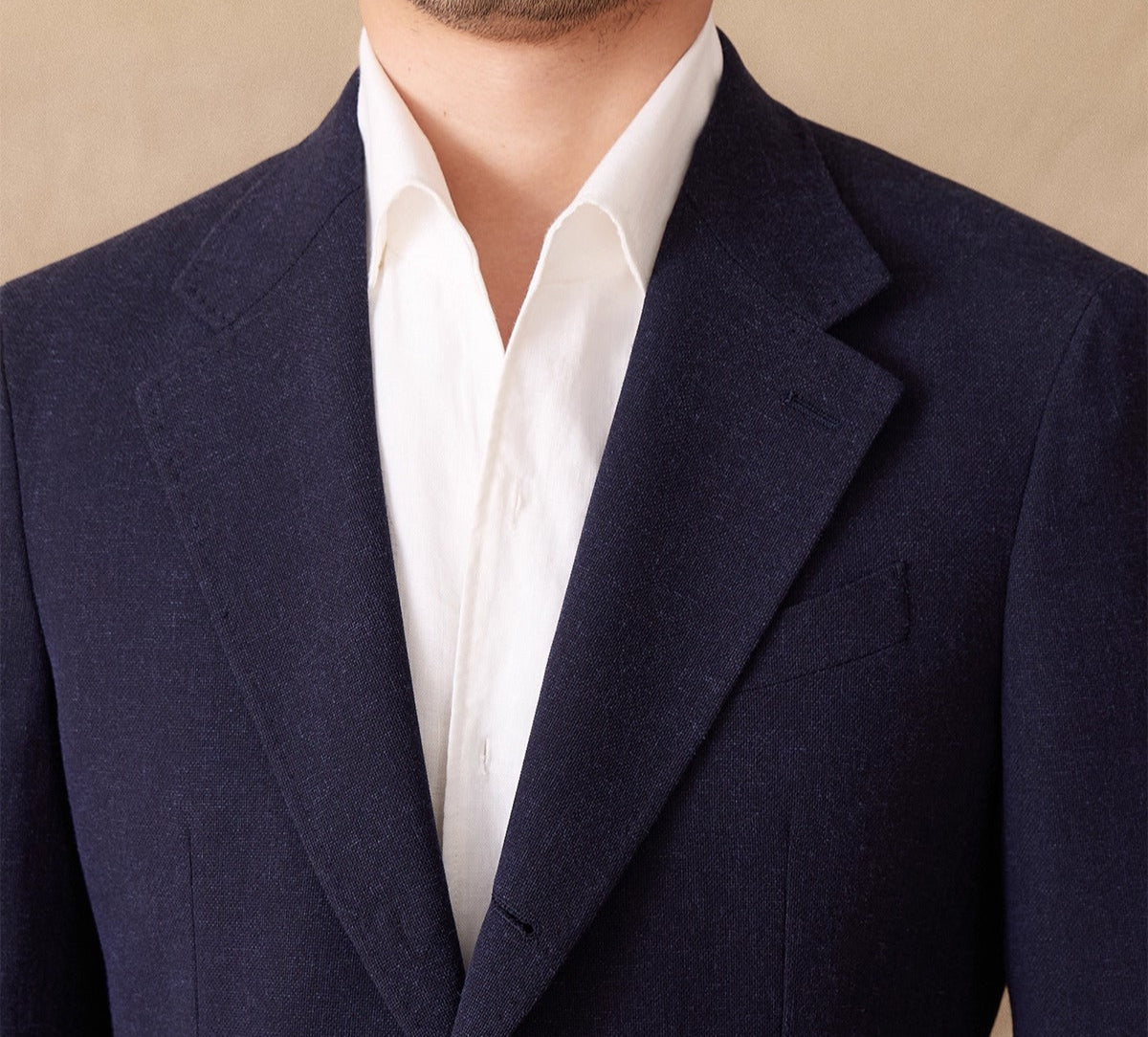 Chamarra Blazer Deportiva "Monaco" de Mezcla de Lino