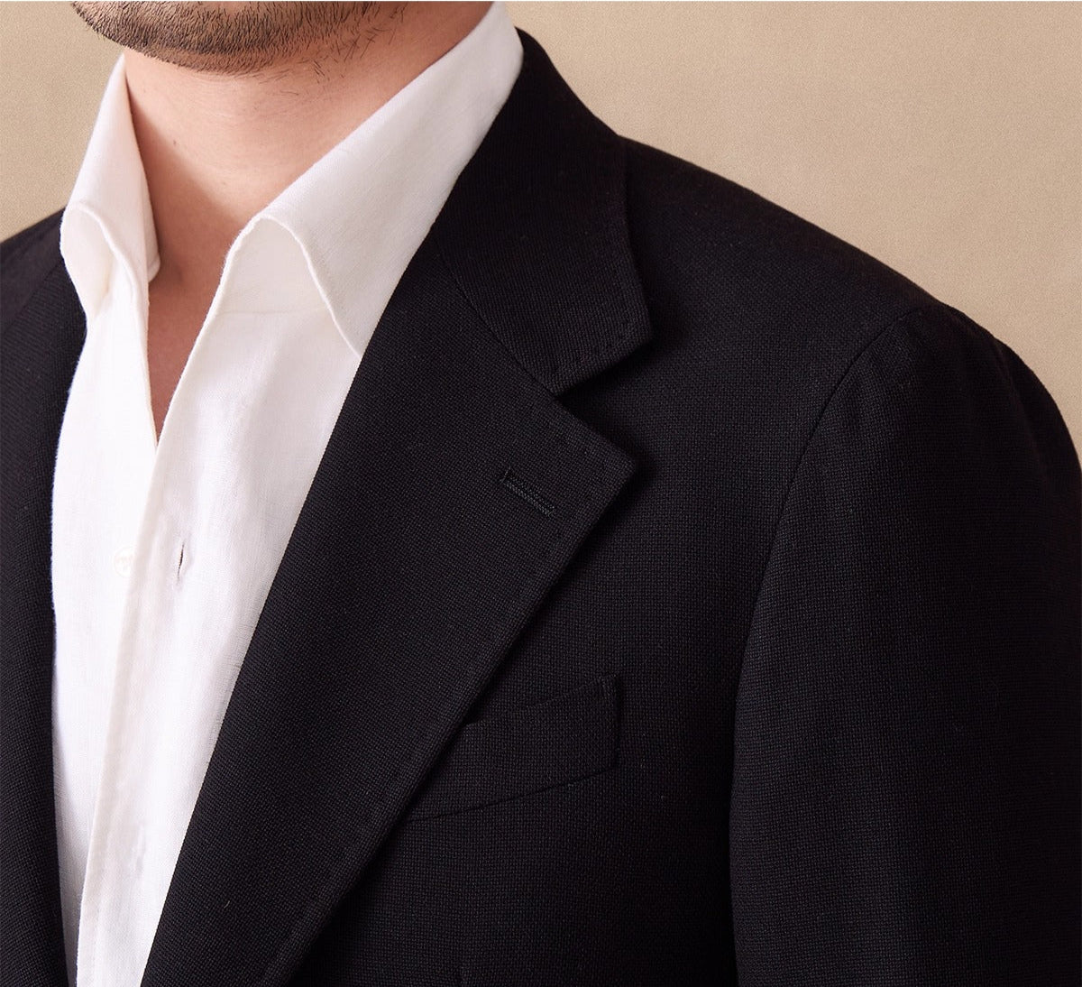 Chamarra Blazer Deportiva "Monaco" de Mezcla de Lino