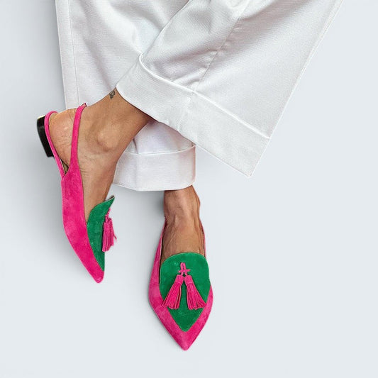Loredana | Balerinas para Mujer con Flecos y Correa