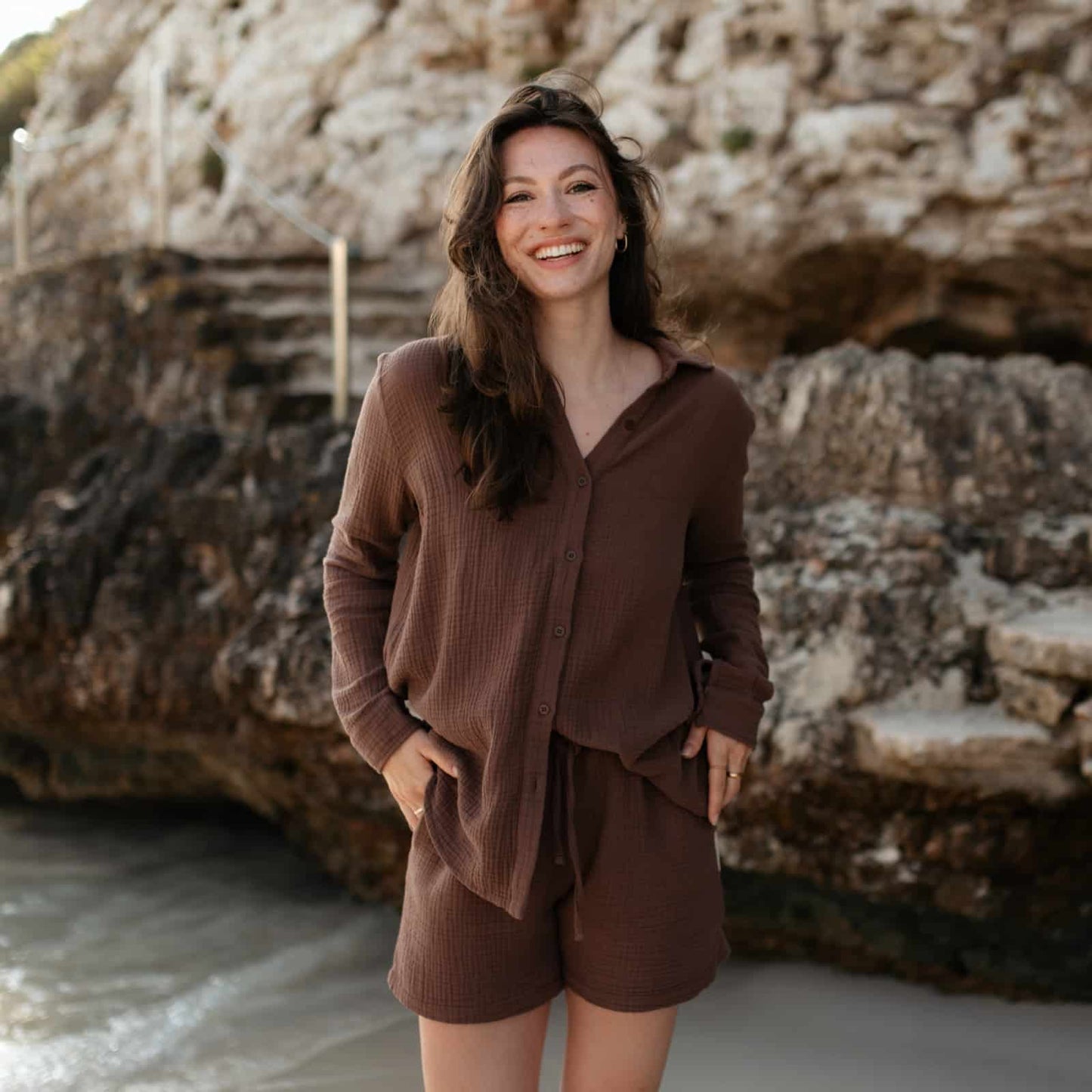 Blusa de muselina Fenja