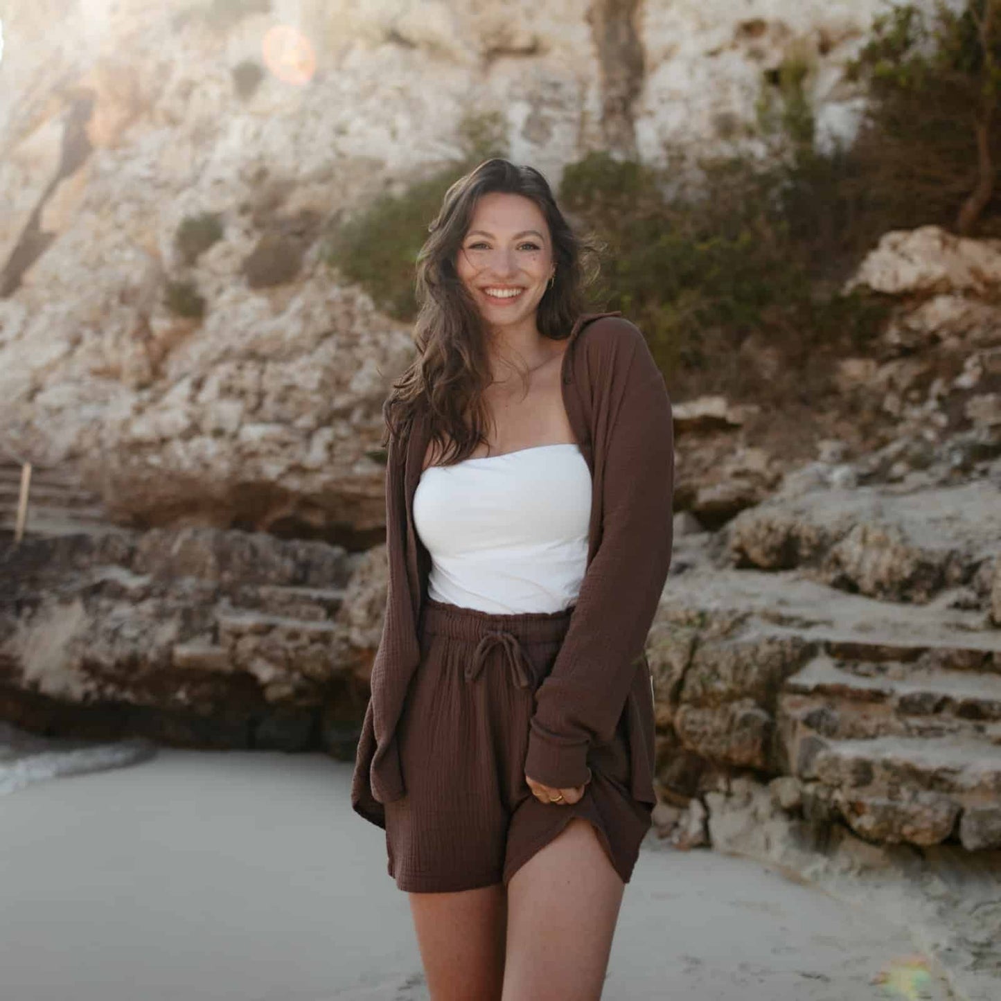 Blusa de muselina Fenja