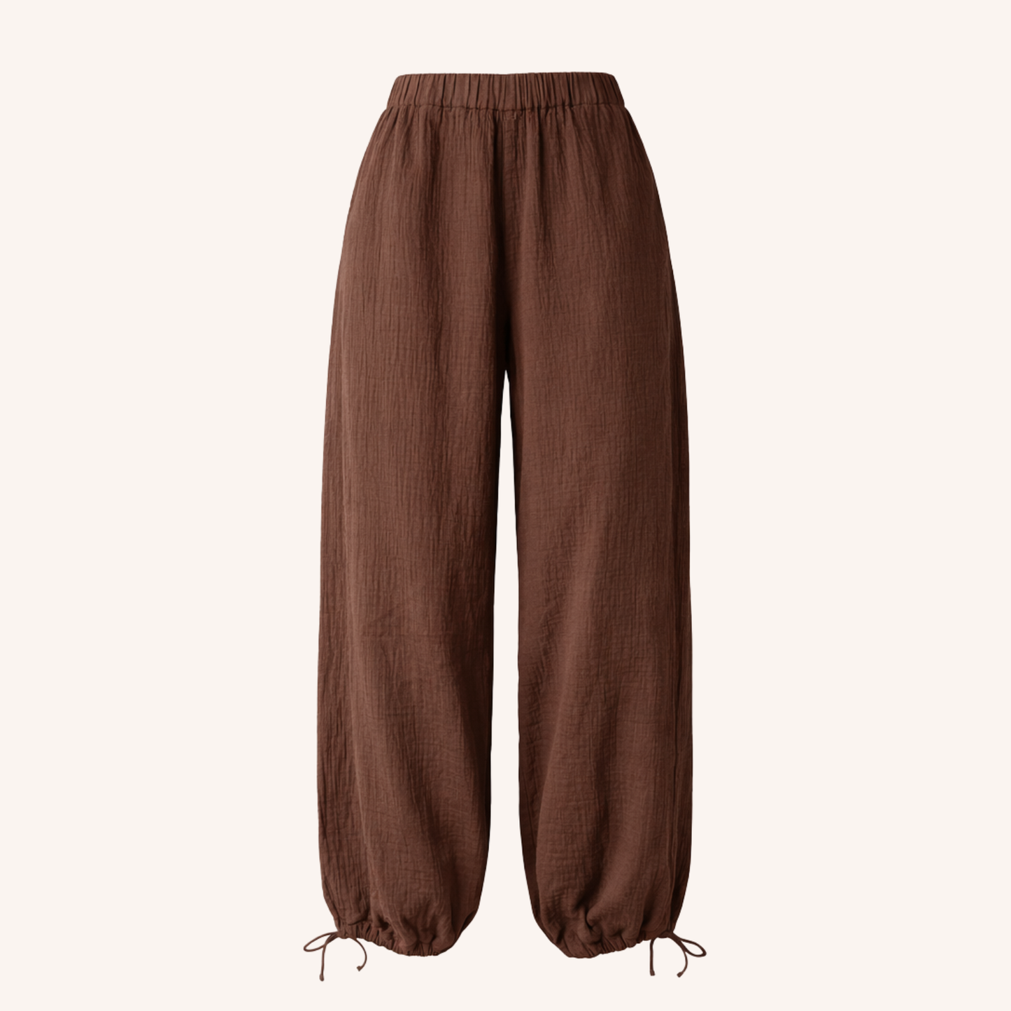 Pantalón globo de muselina Lys