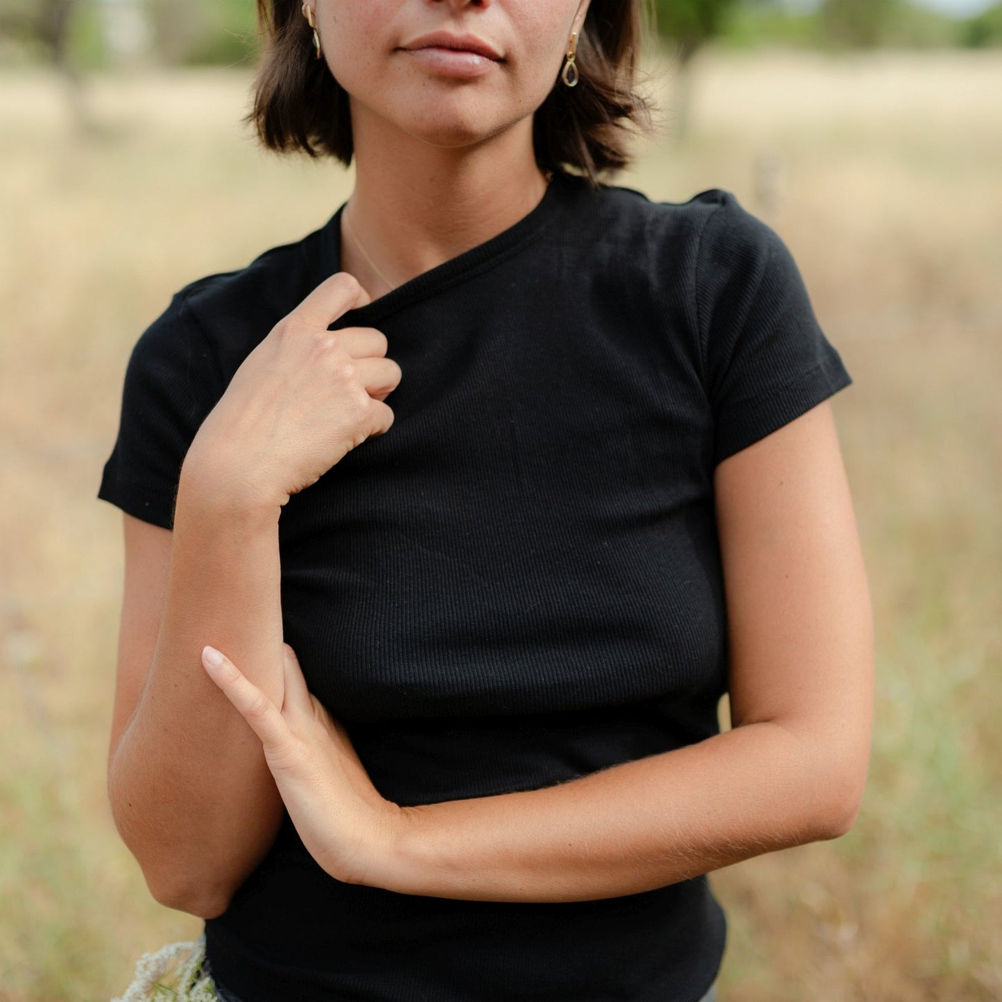 Playera acanalada Ylva