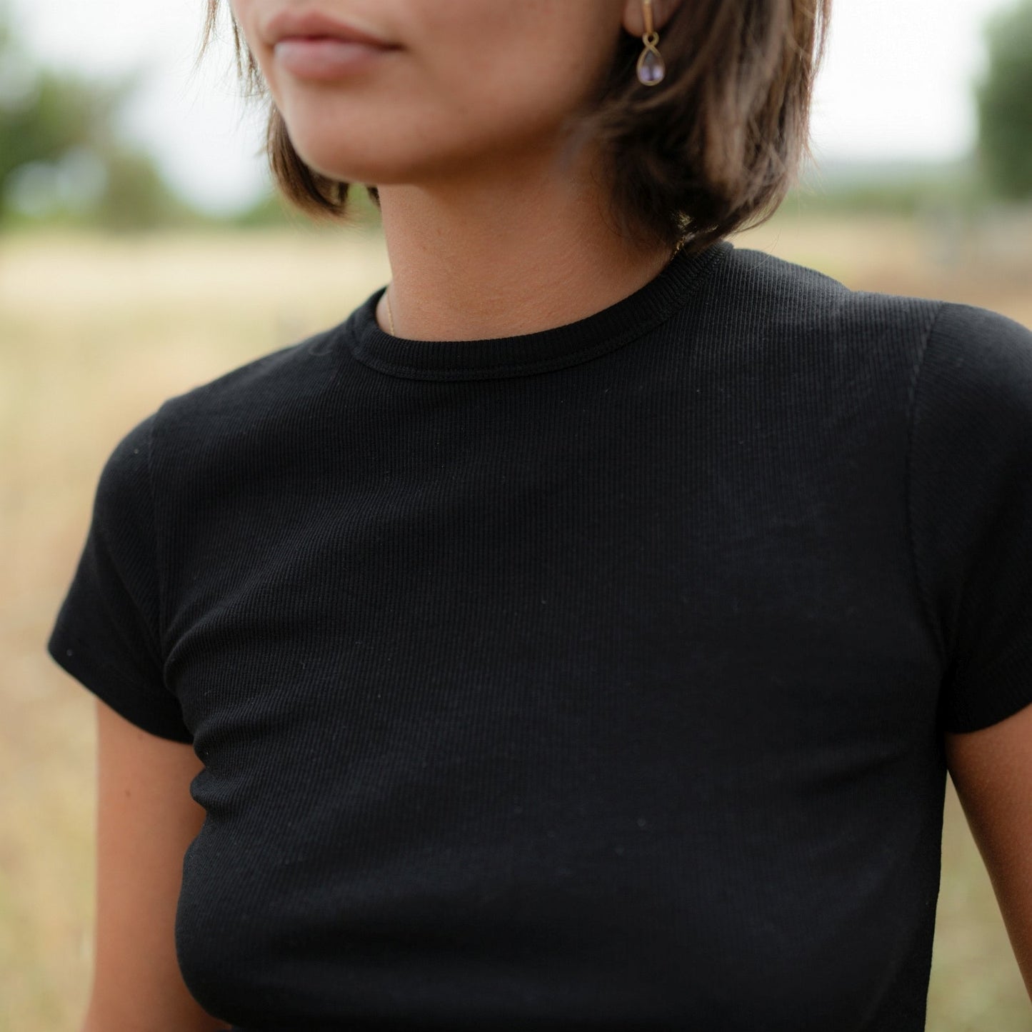Playera acanalada Ylva