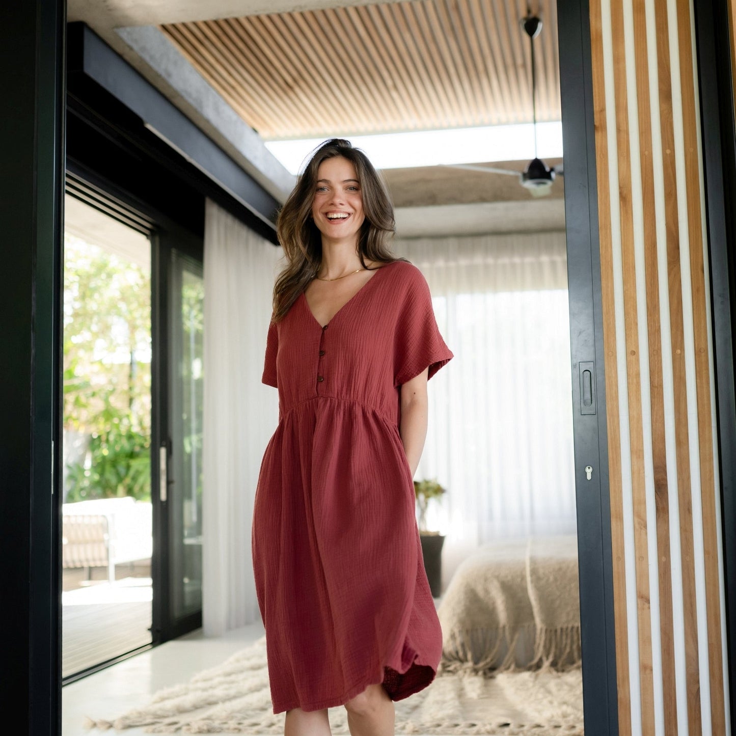 Vestido de muselina Alma