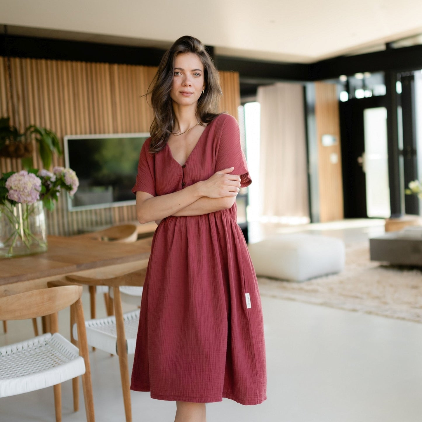 Vestido de muselina Alma