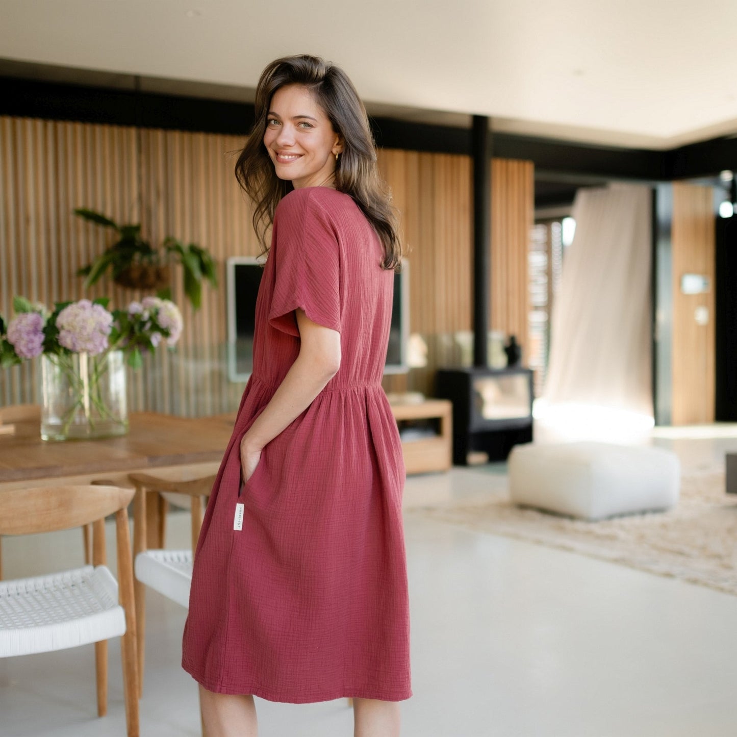 Vestido de muselina Alma