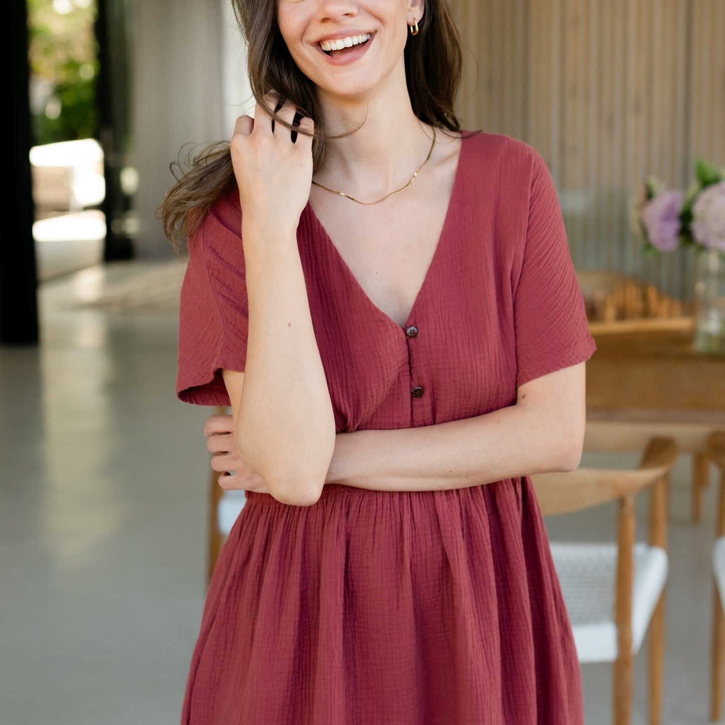 Vestido de muselina Alma