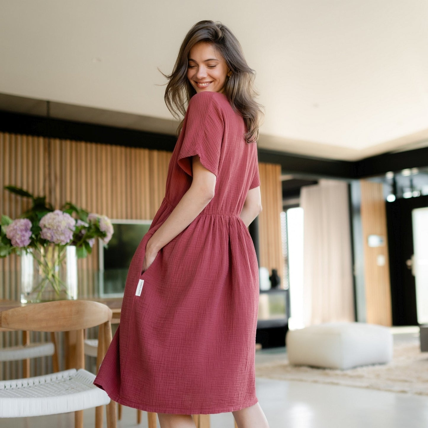 Vestido de muselina Alma