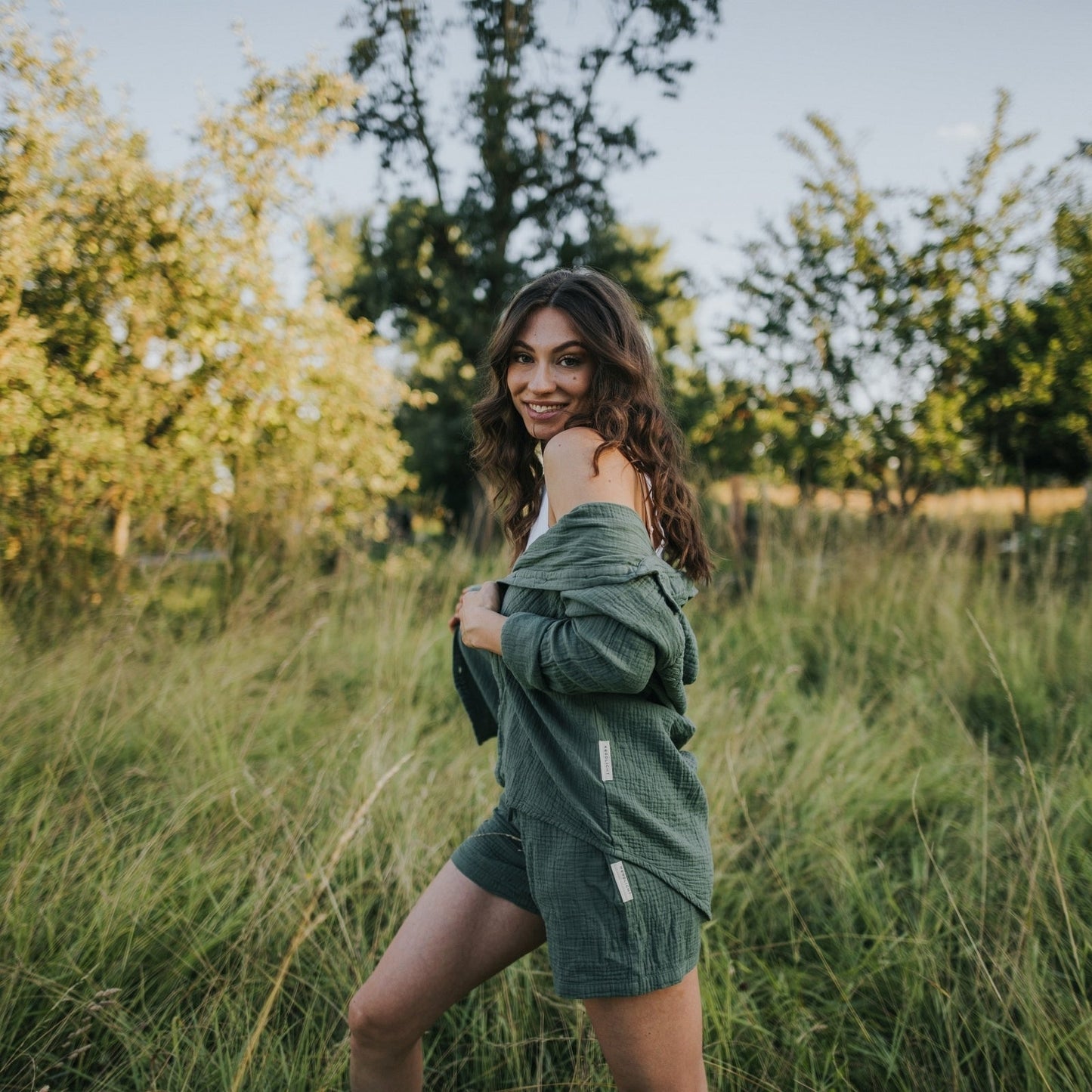 Blusa de muselina Fenja