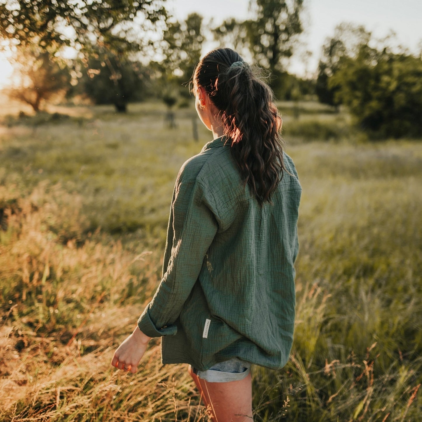 Blusa de muselina Fenja