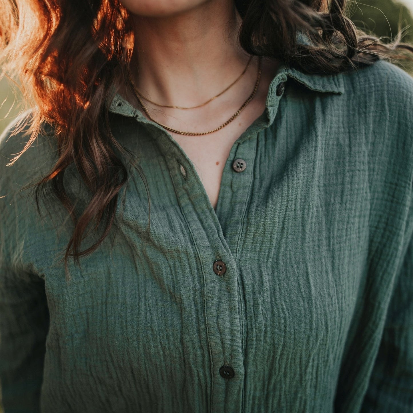 Blusa de muselina Fenja