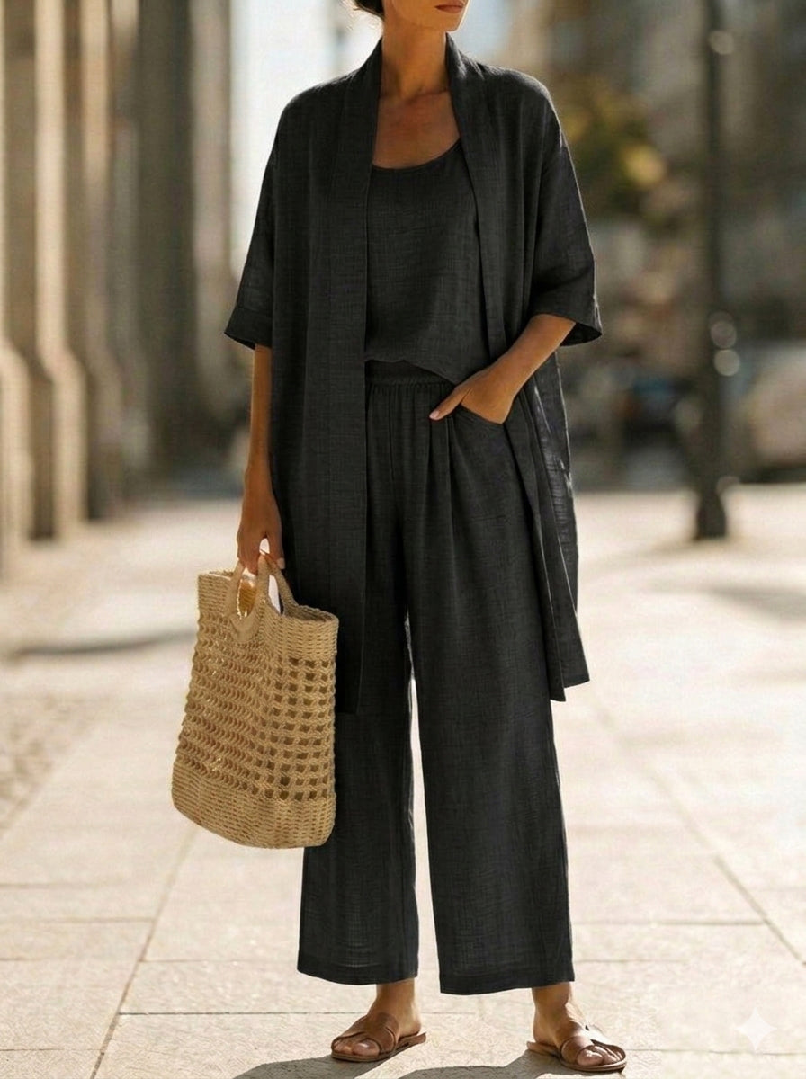 Lorrin™ Conjunto Elegante de 3 Piezas