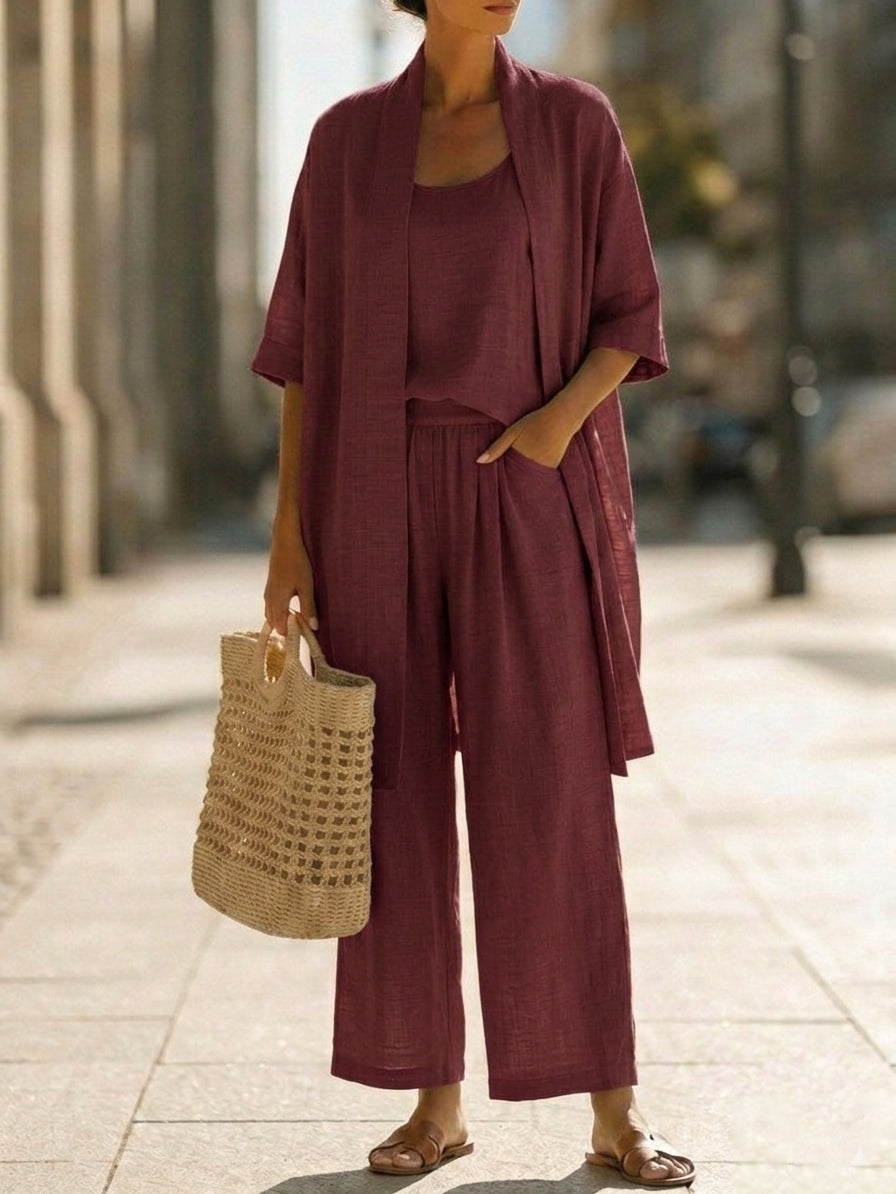 Lorrin™ Conjunto Elegante de 3 Piezas