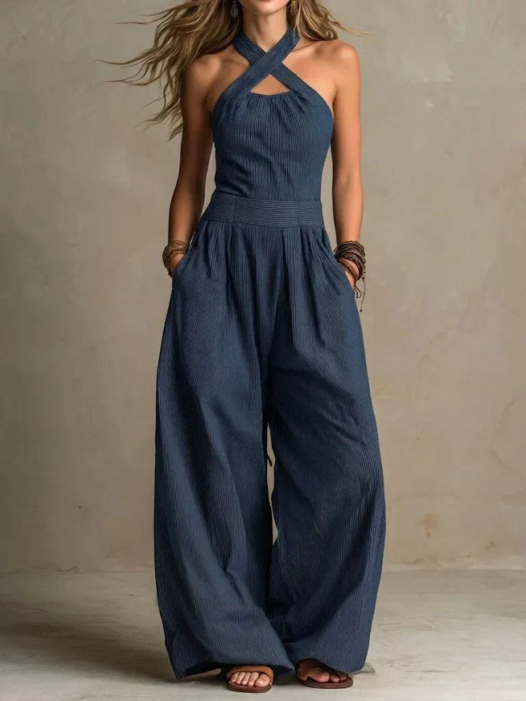 Bianca – Jumpsuit Elegante de Lino y Algodón