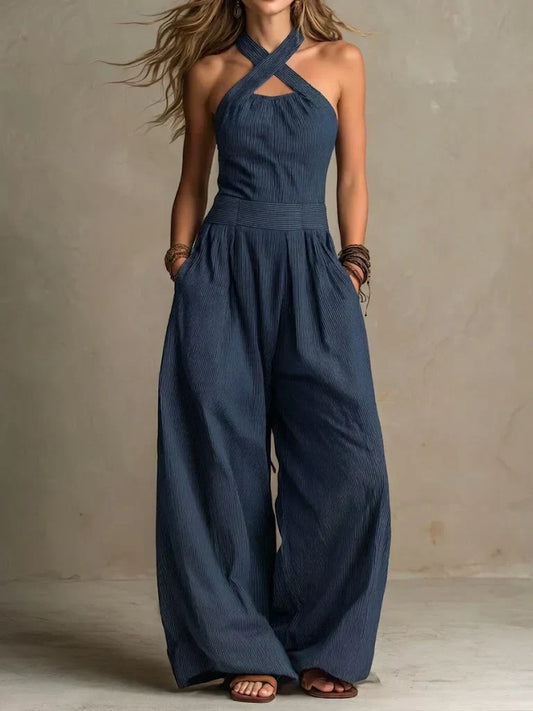 Bianca – Jumpsuit Elegante de Lino y Algodón